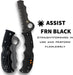 Spyderco Assist Rescue Folding Knife 3-11/16" VG10 Black Combo Blade Black FRN Handles Whistle C79PSBBK