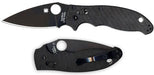 Spyderco C101GPBBK2 Manix 2 Knife Tactical (3.375" Black)