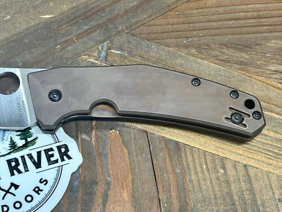 Spyderco C211TIP SpydieChef Semi-Custom Ti Folding Knife 3.32" LC200 (USA)