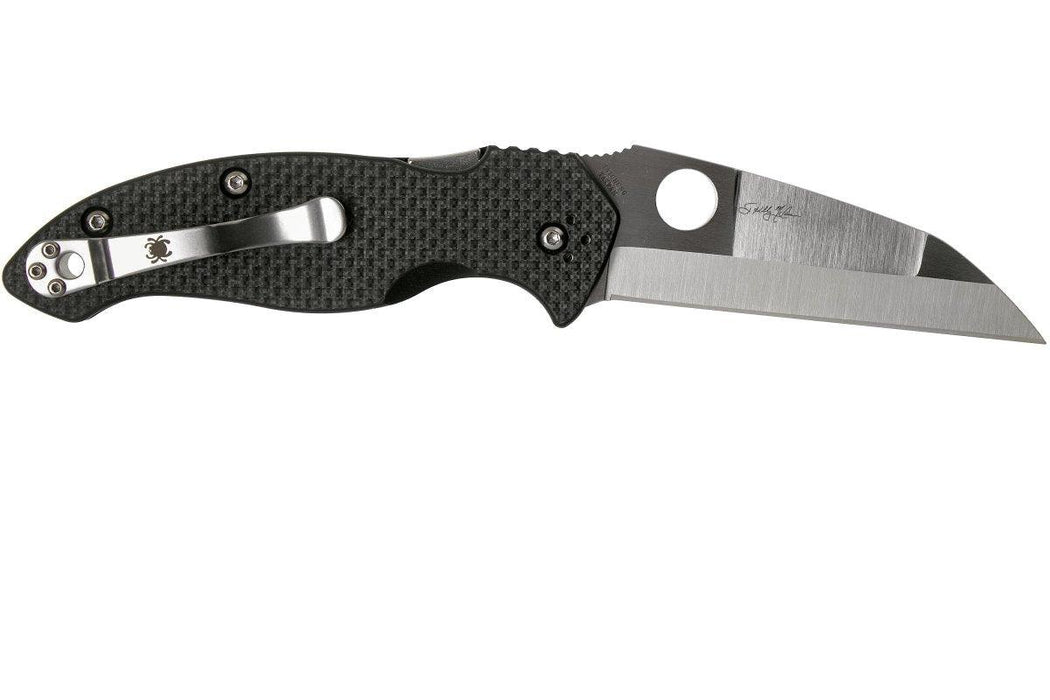 Spyderco C248CFP Kelly McCann Canis Folding Knife 3.36" S30V