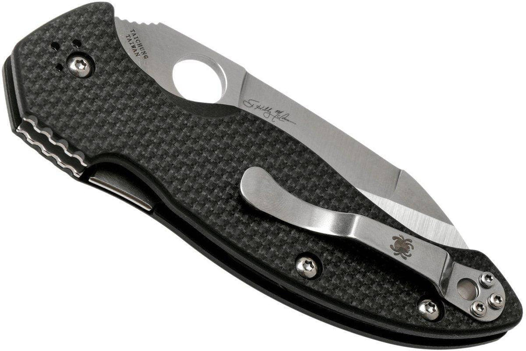 Spyderco C248CFP Kelly McCann Canis Folding Knife 3.36" S30V