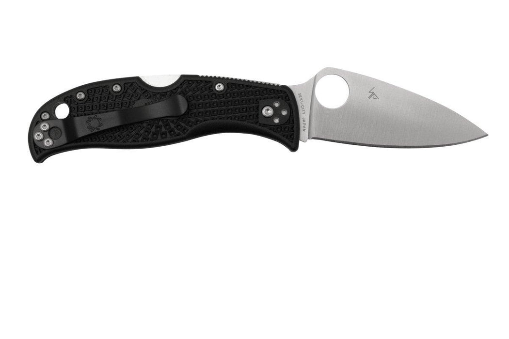 Spyderco C262PBK LeafJumper Folding Knife 3.09" VG10 Satin Leaf Shaped (USA)