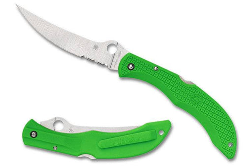 Spyderco Catcherman Green FRN LC200N Blade Sprint Run (C17PSGR)