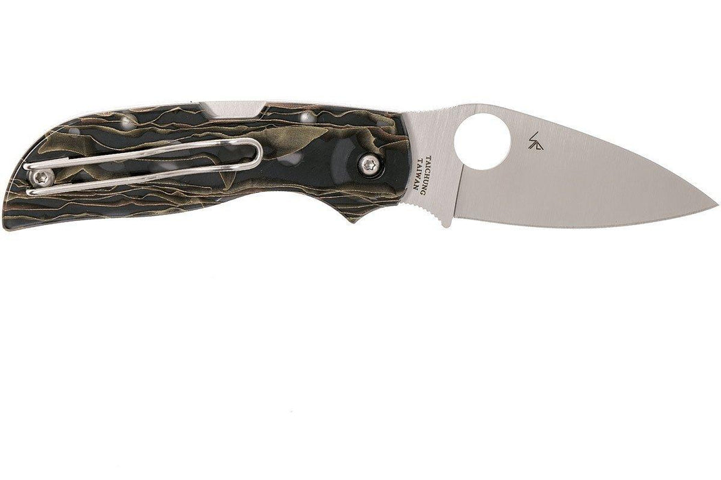 Spyderco Chaparral C152RNP Folding Knife 2.8" CTS XHP Satin Plain Blade, Raffir Noble Handles