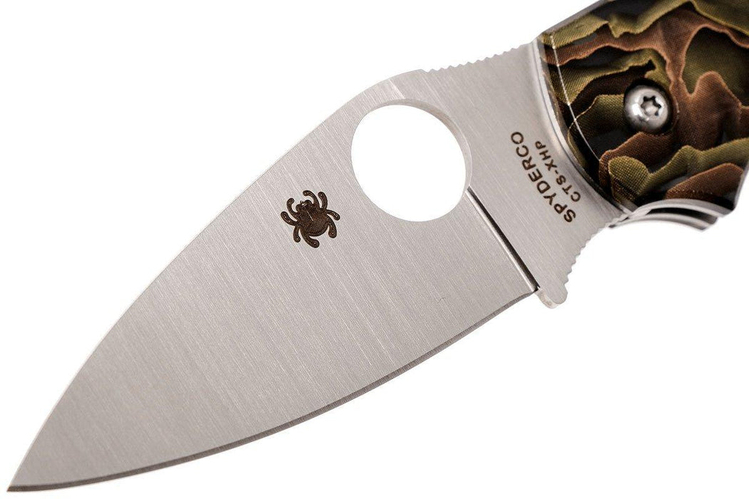 Spyderco Chaparral C152RNP Folding Knife 2.8" CTS XHP Satin Plain Blade, Raffir Noble Handles