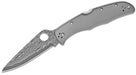 Spyderco Endura C10TIPD 3.83" VG10 Damascus Plain Blade, Titanium Handles