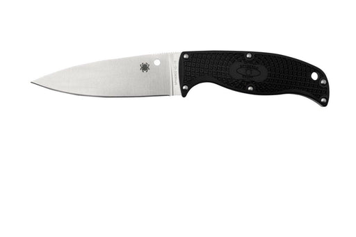 Spyderco FB31PBK2 Enuff 2 Fixed Knife 3.93" VG10 Leaf Shaped Plain Edge Blade Black FRN