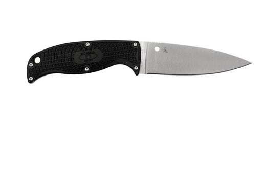 Spyderco FB31PBK2 Enuff 2 Fixed Knife 3.93" VG10 Leaf Shaped Plain Edge Blade Black FRN