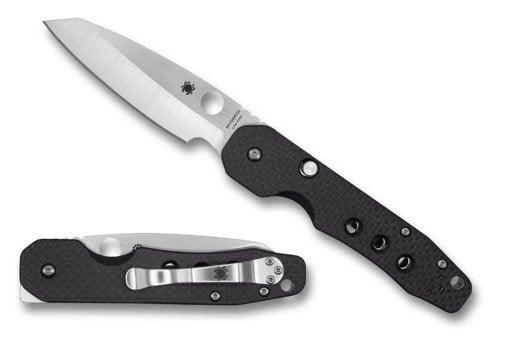 Spyderco Kevin Smock C240CFP Folding Knife 3.45" S30V Carbon Fiber