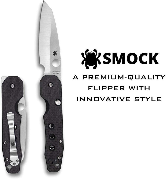 Spyderco Kevin Smock C240CFP Folding Knife 3.45" S30V Carbon Fiber