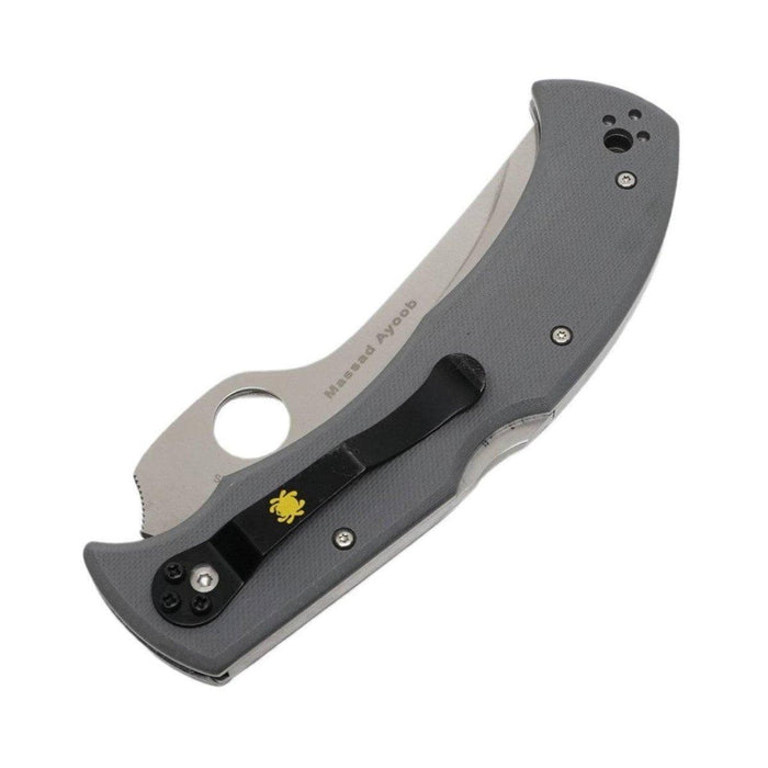 Spyderco Massad Ayoob (Sprint Run) C60GPGY Folding Knife 3.69" CPM-CruWear