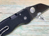 Spyderco MicroJimbo Folding Knife 2.45" S30V Satin Plain Blade Black G10 Handles