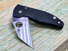 Spyderco MicroJimbo Folding Knife 2.45" S30V Satin Plain Blade Black G10 Handles