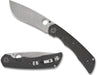 Spyderco Nati Amor Subvert Sprint Run Folding Knife 4.12" CPM-20CV Satin Plain Blade Carbon Fiber Handles