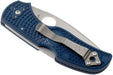 Spyderco Native 5 Lightweight Knife 2.95" CPM-SPY27 Satin Plain Blade, Cobalt Blue Handles