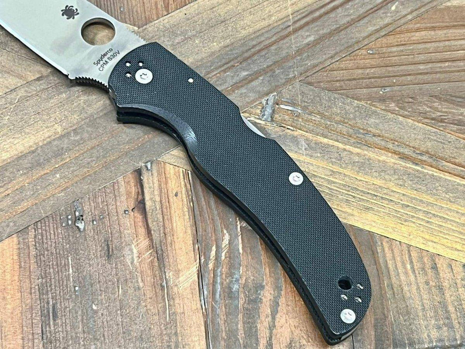 Spyderco Native Chief Folding Knife 4.08" S30V Satin Black G10 Handles