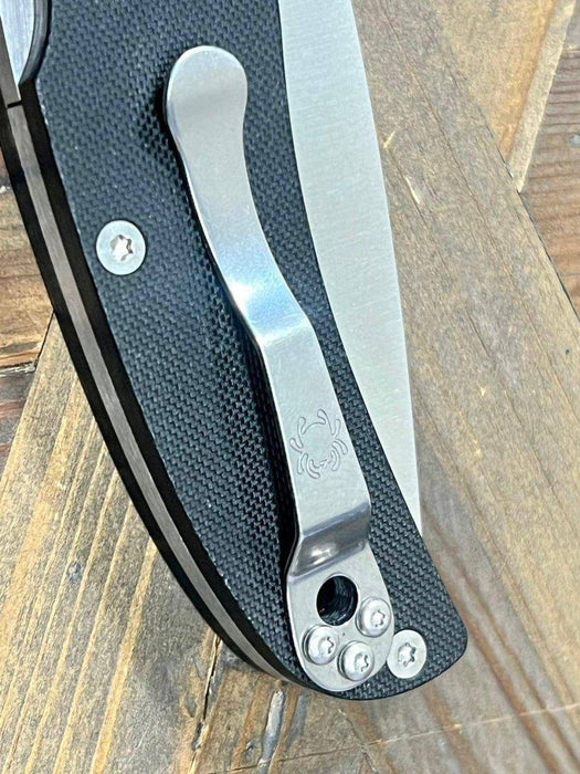 Spyderco Native Chief Folding Knife 4.08" S30V Satin Black G10 Handles