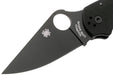 Spyderco Para 3 C223GPBK Knife 3" S45VN Black Plain Blade, Black G10 Blackout (USA)