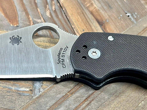 Spyderco Para 3 C223GPDBCK Knife 3" S110V Satin Blade Black Handles G10 (USA)