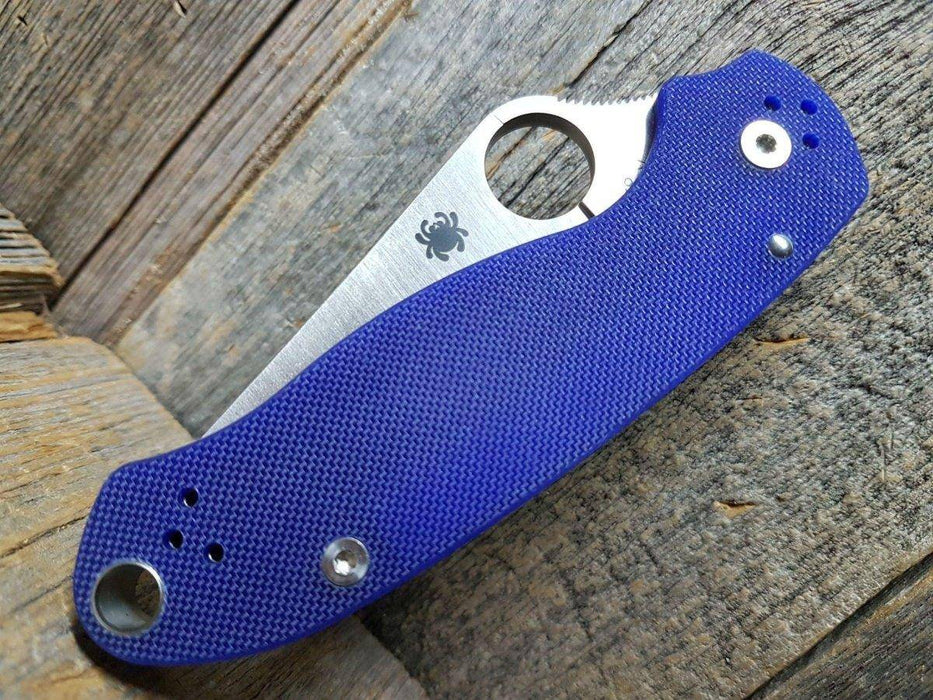 Spyderco Para 3 C223GPDBL Knife 3" S110V Satin Dark Blue G10 (USA)