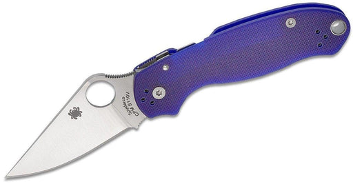 Spyderco Para 3 C223GPDBL Knife 3" S110V Satin Dark Blue G10 (USA)