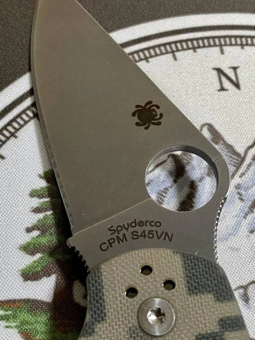 Spyderco Para 3 CPM-S45VN Knife Digi Camo G-10 (3" Satin)