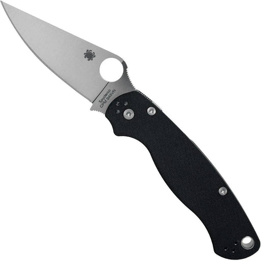 Spyderco Paramilitary 2 C81GP2 Knife 3.42" S45VN Blade, Black G10 Handles