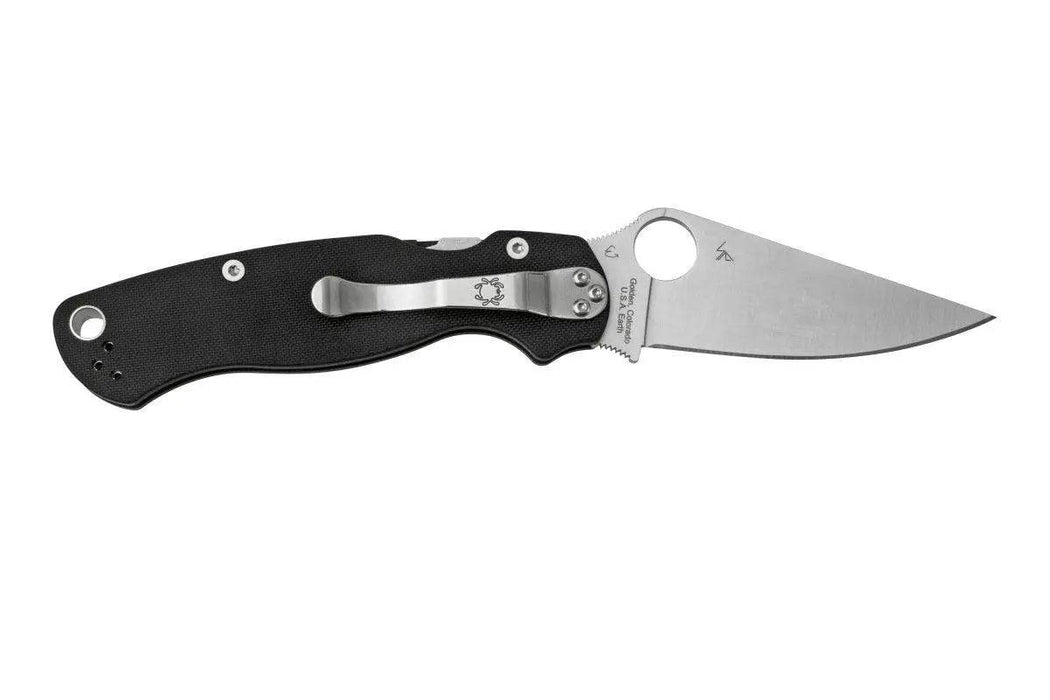 Spyderco Paramilitary 2 C81GP2 Knife 3.42" S45VN Blade, Black G10 Handles