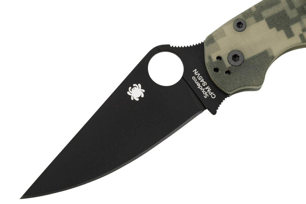 Spyderco Paramilitary 2 C81GPCMOBK2 Knife S45VN Digital Camo Handles (USA)