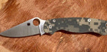 Spyderco Paramilitary 2 Knife CPM-S45VN Satin Blade, Digital Camo Handles