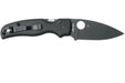 Spyderco Shaman Folding Knife 3.58" S30V Black Plain Blade, Matte G10 (USA)