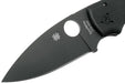 Spyderco Shaman Folding Knife 3.58" S30V Black Plain Blade, Matte G10 (USA)