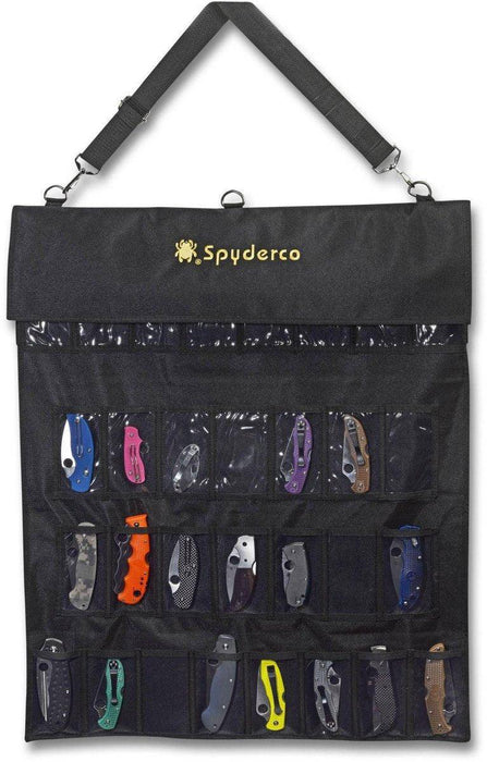 Spyderco SP1 SpyderPac Large Carrying Case, Holds 30 Folding Knives