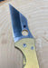 Spyderco Yojimbo 2 Custom Folding Knife 3.2" S30V Titanium Handles