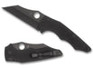 Spyderco YoJumbo Blackout Folding Knife 3.98" S30V Black Blade