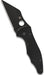 Spyderco YoJumbo Blackout Folding Knife 3.98" S30V Black Blade