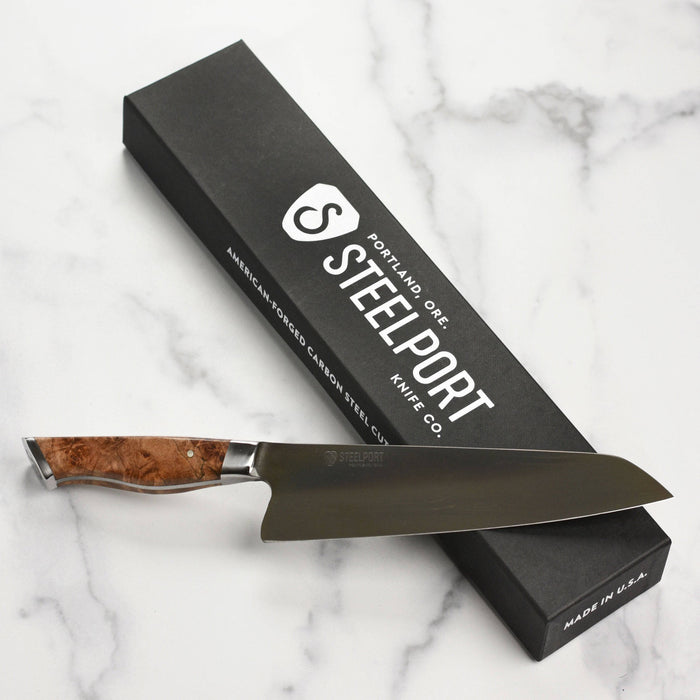 Steelport 8" Carbon Steel Chef Knife (USA)