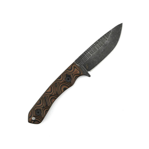 Stroup Knives GP2 Camo FDE Custom G10 Fixed Blade