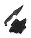 Stroup Knives Mini1 Black Camo G10 Fixed Blade