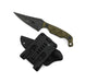 Stroup Knives Mini1 OD Green G10 Fixed Blade