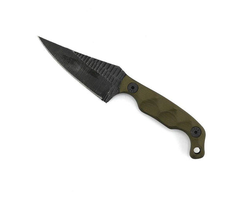 Stroup Knives Mini1 OD Green G10 Fixed Blade