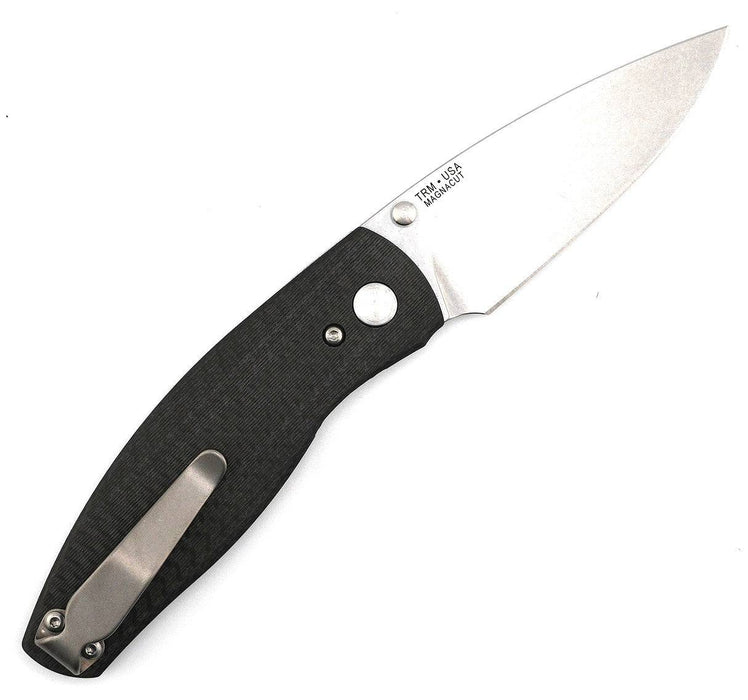 TRM Neutron 2 Linerlock MagnaCut - Carbon Fiber - 3D Contoured Smooth Scales