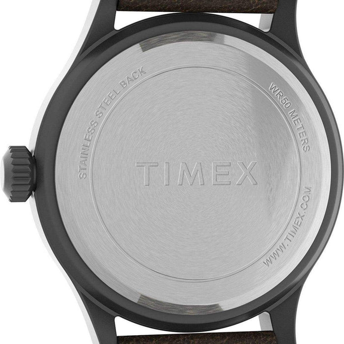 Timex Expedition Scout - Khaki Dial - Brown Leather Strap