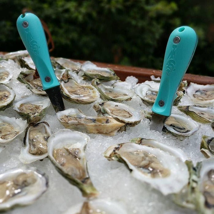 Toadfish Oyster Shucking Opener PUT 'EM BACK Knife