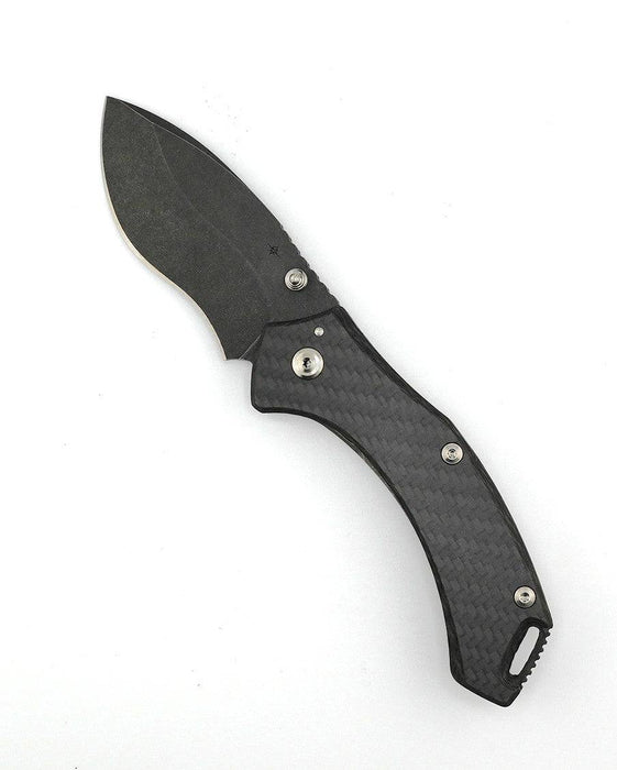 Custom Engraved Toor Knives XT1 Bravo Carbon Fiber Folding Knife CPM S35VN (USA)