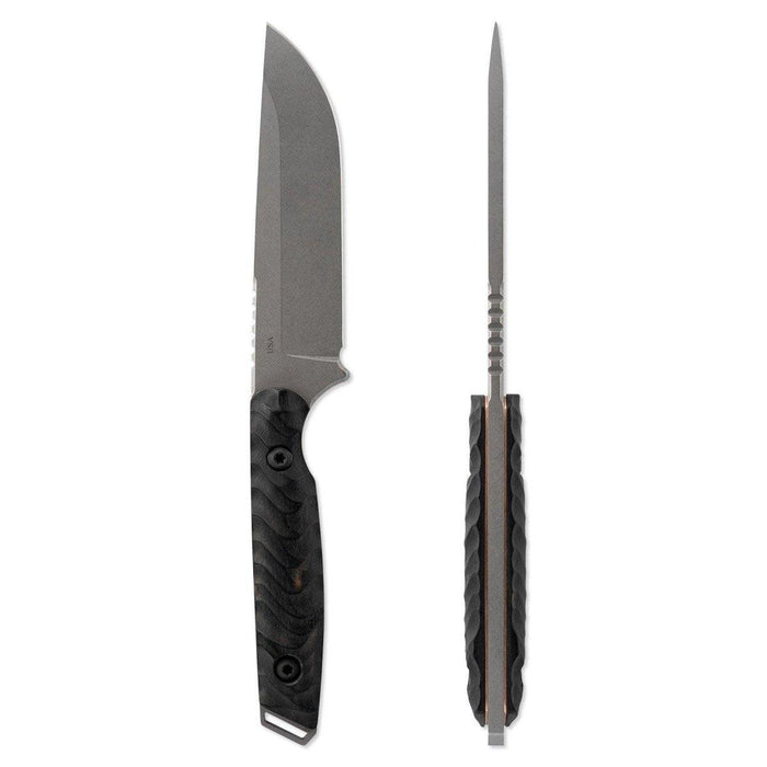 Toor Knives Field 2.0 Ebony Fixed Knife w/ Sheath (USA)