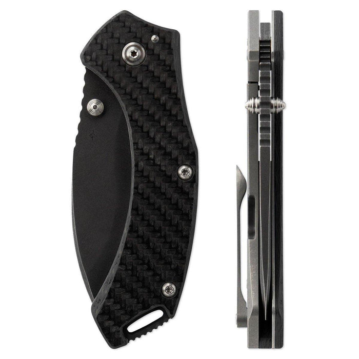 Toor Knives XT1 Bravo Carbon Fiber Folding Knife CPM S35VN (USA)