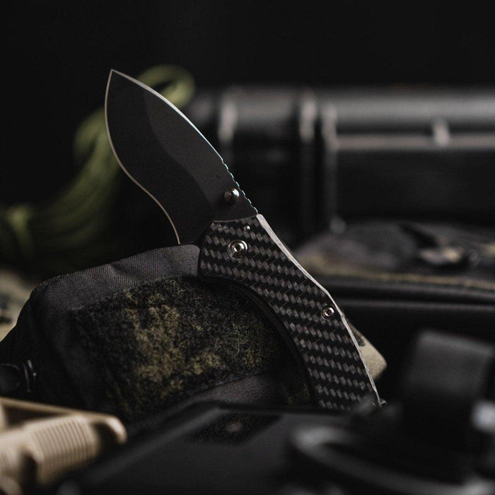 Toor Knives XT1 Bravo Carbon Fiber Folding Knife CPM S35VN (USA)