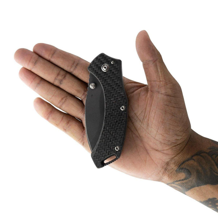 Toor Knives XT1 Bravo Carbon Fiber Folding Knife CPM S35VN (USA)