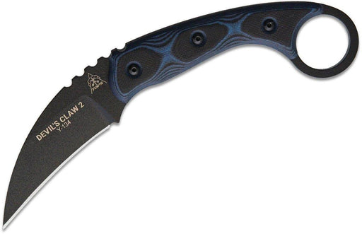 TOPS Devil's Claw 2 Fixed Karambit 3.13" Hawkbill DEVCL-02